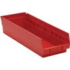 Quantum Storage Systems® Red 17-7/8 X 6-5/8 X 4 In Economy Shelf Bin Package Of 20
