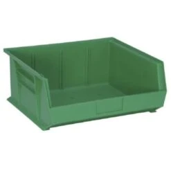 Quantum Storage Systems® Green 14-3/4 X 16-1/2 X 7 In Stack And Hang Bin Package Of 6