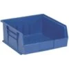 Quantum Storage Systems® Blue 10-7/8 X 11 X 5 In Ultra Stack And Hang Bin Package Of 6