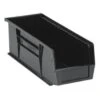 Quantum Storage Systems® Black 14-3/4 X 5-1/2 X 5 In Stack And Hang Bin Package Of 12