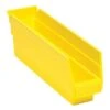 Quantum Storage Systems® Economy Yellow Shelf Bin 11-5/8 X 2-3/4 X 4 In Package Of 36