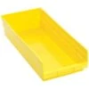 Quantum Storage Systems® Economy Yellow Shelf Bin 17-7/8 X 8-3/8 X 4 In Package Of 10