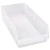 Quantum Storage Systems® Store-More Clear Shelf Bin 23-5/8 X 11-1/8 X 6 In Package Of 6