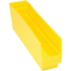 Quantum Storage Systems® Store-More Yellow Shelf Bin 17-7/8 X 4-1/8 X 6 In Package Of 20