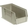 Quantum Storage Systems® Stone Ultra Series Stack And Hang Bins 10-7/8x5-1/2x5 In Package Of 12