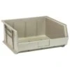 Quantum Storage Systems® Stone Ultra Series Stack And Hang Bins 14-3/4x16-1/2x7 In Package Of 6