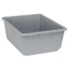 Quantum Storage Systems® Gray Quantub Nesting Tote 24-1/2x19x9-1/2 In Package Of 6
