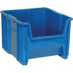 Quantum Storage Systems® Blue Giant Stack Containers 17-1/2x16-1/2x12-1/2 In Package Of 2