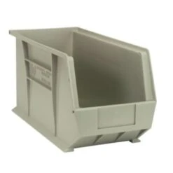 Quantum Storage Systems® Stone Ultra Series Stack And Hang Bins 18x8-1/4x9 In Package Of 6