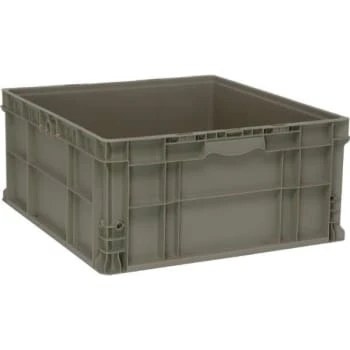 Quantum Storage Systems® Gray Stackers Heavy-Duty Straight Wall Stacking Container 24x22-1/2x11 1 Quantum Storage Systems® Gray Stackers Heavy-Duty Straight Wall Stacking Container 24x22-1/2x11