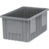 Quantum Storage Systems Gray Grid Container 16-1/2x10-7/8x8 In Package Of 8