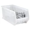 Quantum Storage Systems® Clear-View Hulk Containers 23-7/8x11x10 In Package Of 4