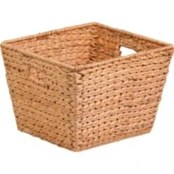 Honey-Can-Do Nesting Banana Leaf Large Square Basket