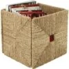 Honey-Can-Do Folding Seagrass Basket