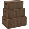 Honey-Can-Do Parchment Cord Basket Package Of 3