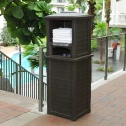 Mayne Lakeland 66 Inch Tall Espresso Towel Storage Unit 7 Mayne Lakeland 66 Inch Tall Espresso Towel Storage Unit -Rubbermaid || Husky || Grosfillex Shop 207621 v DetailedProductView2 Lg