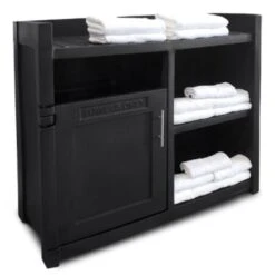 Mayne Fairfield 41 Inch Grey Towel Storage Unit