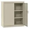 Sandusky Counter Height Cabinet In Putty, 36 In. W X 42 In. H X 18 In. D