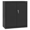 Sandusky Counter Height Cabinet In Black, 36 In. W X 42 In. H X 24 In. D
