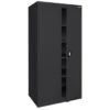 Sandusky Garage Cabinet In Black, 36 In. W X 72 In. H X 18 In. D