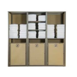 Grosfillex Sunset Towel Valet Triple In Cognac / Fusion Bronze