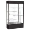Ghent Waddell Spirit Black Display Case Mirror Back W/ Dark Bronze