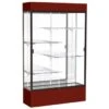 Ghent Waddell Spirit Maroon Display Case Mirror Back W/ Dark Bronze