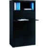Hirsh 36 W X 67 H X 19 D 5-Shelves Steel Storage Cabinet Black