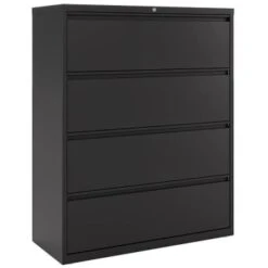 Hirsh Black Steel Freestanding Wardrobe Cabinet, 42 X 53 X 18, 5-Shelves