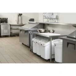 Rubbermaid Prosave 2.75 Gallon Ingredient Bin W/ Sliding Lid (White) -Rubbermaid || Husky || Grosfillex Shop 532093 w DetailedProductView7 Lg