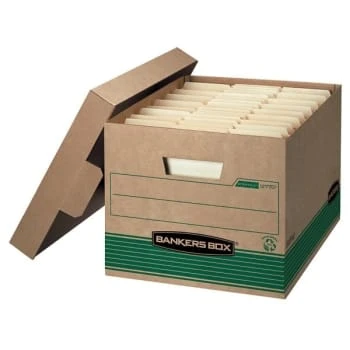 Bankers Box® Fastfold Stor/file Kraft/green Letter/legal Storage Box, Case Of 12 1 Bankers Box® Fastfold Stor/file Kraft/green Letter/legal Storage Box, Case Of 12
