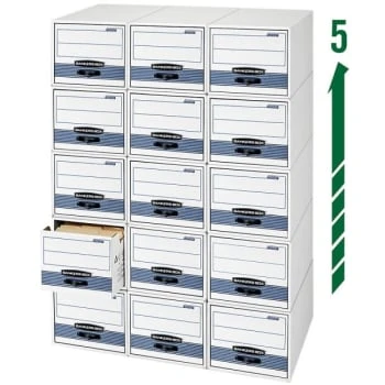Bankers Box® Stor/drawer Steel Plus Black/white Drawer File, Case Of 6 1 Bankers Box® Stor/drawer Steel Plus Black/white Drawer File, Case Of 6