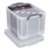 Really Useful Boxes® 32 Liter Clear Plastic Storage Box