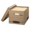 Bankers Box® Earth Series Stor/file Kraft/green Storage Box, Case Of 12