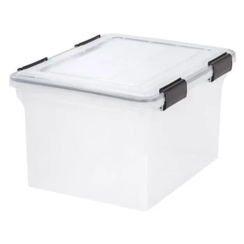 Iris® Clear Letter/legal-Size Weather-Tight File Box 1 Iris® Clear Letter/legal-Size Weather-Tight File Box