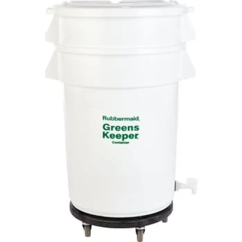 Rubbermaid 32 Gallon Vegetable Crisper Container W/ Lid And Dolly 1 Rubbermaid 32 Gallon Vegetable Crisper Container W/ Lid And Dolly