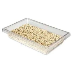 Rubbermaid 5 Gallon Polycarbonate Food Storage Box (Clear) (6-Pack) 7 Rubbermaid 5 Gallon Polycarbonate Food Storage Box (Clear) (6-Pack) -Rubbermaid || Husky || Grosfillex Shop 745879 w DetailedProductView3 Lg
