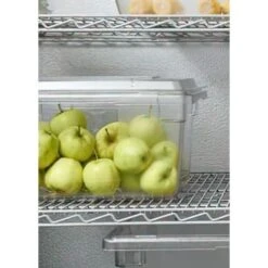 Rubbermaid 3.5 Gallon Polycarbonate Food Storage/Tote Box (Clear) (6-Pack) -Rubbermaid || Husky || Grosfillex Shop 745881 w DetailedProductView5 Lg