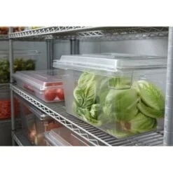 Rubbermaid 16.625 Gallon Polycarbonate Food Storage Box (Clear) (6-Pack) -Rubbermaid || Husky || Grosfillex Shop 745884 w DetailedProductView3 Lg