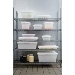 Rubbermaid 5 Gallon 18 X 12 X 9 In Polyethylene Food Storage Box (6-Pack) -Rubbermaid || Husky || Grosfillex Shop 745900 w DetailedProductView2 Lg