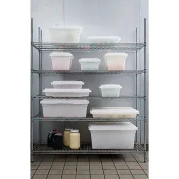 Rubbermaid 8.5 Gallon Polyethylene Food Storage Box (6-Pack) 5 Rubbermaid 8.5 Gallon Polyethylene Food Storage Box (6-Pack) - Image 5