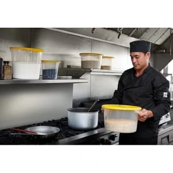 Rubbermaid 6 Qt Polypropylene Round Food Storage Container (12-Pack) 4 Rubbermaid 6 Qt Polypropylene Round Food Storage Container (12-Pack) - Image 4