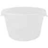 Rubbermaid 12 Qt Polypropylene Round Food Storage Container (Clear) (6-Pack)