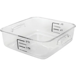 Rubbermaid 2 Qt Polycarbonate Square Storage Container (12-Pack)