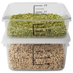 Rubbermaid 2 Qt Polycarbonate Square Storage Container (12-Pack) -Rubbermaid || Husky || Grosfillex Shop 745928 w DetailedProductView3 Lg