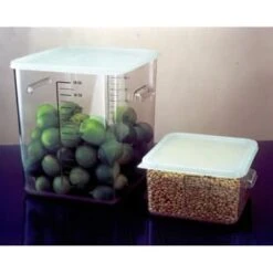 Rubbermaid 4 Qt Polycarbonate Square Storage Container (12-Pack) -Rubbermaid || Husky || Grosfillex Shop 745929 w DetailedProductView2 Lg