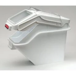 Rubbermaid 6.3 Gallon/100 Cup Shelf Ingredient Storage Bin W/ 2-Cup Scoop -Rubbermaid || Husky || Grosfillex Shop 745944 w DetailedProductView3 Lg