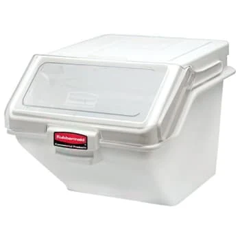 Rubbermaid Prosave 12.6 Gallon Shelf Ingredient Storage Bin W/ 2-Cup Scoop 1 Rubbermaid Prosave 12.6 Gallon Shelf Ingredient Storage Bin W/ 2-Cup Scoop