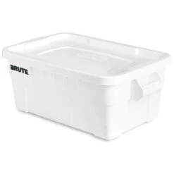 Rubbermaid 14 Gallon Brute Storage Tote W/ Lid (6-Pack) 5 Rubbermaid 14 Gallon Brute Storage Tote W/ Lid (6-Pack) -Rubbermaid || Husky || Grosfillex Shop 745952 w DetailedProductView2 Lg